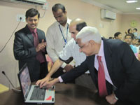 Inauguration of clubfoot website at Jehangir Hospital